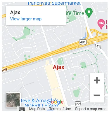 google maps ajax